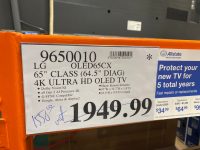 LG OLED 65 CX Costco @ Royal Palm Beach – $1550.00