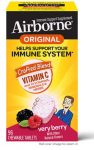 Airborne 1000mg Vitamin C Chewable Tablets with Zinc, Immune Assist Complement with Highly effective Antioxidants Nutritional vitamins A C & E – (96 depend bottle), Very Berry Taste, Gluten-Free $6.3