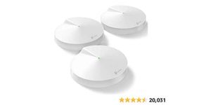 TP-Hyperlink Deco Mesh WiFi System(Deco M5) –As much as 5,500 sq. ft. Complete House Protection and 100+ Gadgets,WiFi Router/Extender Substitute, Anitivirus, 3-pack – $129.99