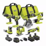 Ryobi 18V One+ 8-Tool Cordless Combo Kit w/ 3 Batteries (Factory Blemished)