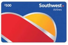 Southwest Airlines $500 eGift Card, delivered through e mail $449.99