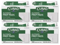 4-Pack 100-Count Curad Alcohol Prep Pads $4.49 + Free Shipping w/ Prime or on orders over $25