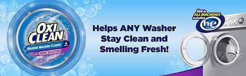 4-Count OxiClean Washing Machine Cleaner with Odor Blasters $5.55 w/ S&S + Free Shipping w/ Prime or on $25+