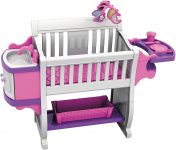 My Very Own Nursery Baby Doll Playset, Doll Furniture, Crib, Feeding Station $19.97 – Walmart