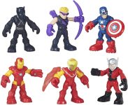6-Figure Playskool Heroes Poseable Super Hero Adventures Captain America Super Jungle Squad $18.67   Free Shipping watts/ Prime or in twenty five dollars