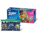 66-Count Ziploc Snack and Sandwich Bags (Pixar Designs)