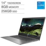 HP Chromebook – eleventh gen i5, 8GB ram, 256GB storage, 14″ 1080p Contact – $449 + Transport @ Costco
