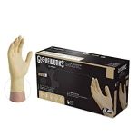 GLOVEWORKS HD Industrial Ivory Latex Gloves, Field of 100, 8 Mil, Dimension Medium, Powder ($15.99 w/ Free Ship)Free, Textured, Disposable, ILHD44100-BX