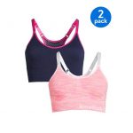 2-Pack Reebok Women’s Sports Bras or Bralettes (varied) $9 ($4.50 Each) + FS w/ Walmart+ or FS on $35+
