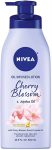 12.9-Oz NIVEA Oil Infused Body Lotion (Cherry Blossom and Jojoba Oil) three dollars.about 70-75 watts/ S&S   Free Shipping watts/ Prime or 25 dollars