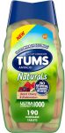 190-Count TUMS Naturals Ultra Strength Antacid Chews (Black Cherry & Watermelon)