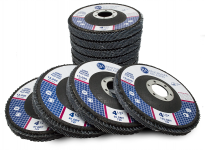 10-Pack 4-1/two(2)” xx seven (7)/8(eight)” T29 Zirconia High Density Flap Disc (Mixed Grit)