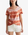 Lucky Brand Women’s Cotton Twisted T-Shirt (varied) $6.96 & More + SD Cashback + Free Retailer Pickup at Macy’s or FS on $25+