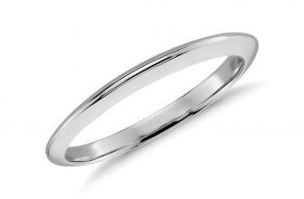 Blue Nile Select Wedding Rings: Luna Diamond Ring $645, Knife Edge Wedding Band