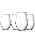 4-Piece Luminarc Glassware Sets: Stemless Wine or Flute, Double Old Fashioned, or Cooler Glasses $4 + free retailer pickup at Macys or free ship on $25