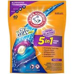 40-Count Arm & Hammer Plus OxiClean Laundry Detergent 5-in-1 Power Paks