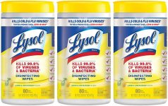 240-Count Lysol Disinfecting Wipes (Lemon And Lime Blossom)