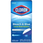 4-Count Clorox Ultra Clean Toilet Tablets Bleach & Blue (Rain Clean Scent) $4.90 treat/ S&S   Free Shipping treat/ Prime or twenty five dollar