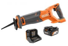 Ridgid 18V Cordless Reciprocating Saw Kit w/ 4.0 Ah Battery & Charger