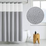 Bedsure Fabric Waffle Weave Shower Curtain Machine Washable $5.99~$8.69 + Free Shipping with Prime