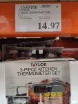 YMMV Costco Clearance: Taylor 3-Piece Thermometer Set 15 dollars (32% off)
