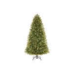 Home Accents Vacation 7.5 ft Jackson Noble Fir LED Pre-Lit Synthetic Christmas Tree with 1200 Coloration Altering Micro Dot Lights-W14N0202 – The Home Depot $74.75