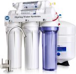 iSpring 75 GPD Excessive Capability Beneath Sink 5-Stage Reverse Osmosis Ingesting Filtration System $161.42
