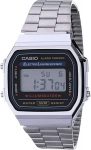 Amazon.com: Casio Males’s Classic A168WA-1 Electro Luminescence Watch : Casio: Clothes, Footwear & Jewellery $15