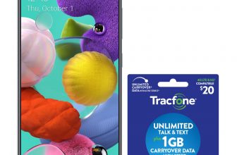 Tracfone Samsung Galaxy A51 + $20 Airtime Card – Excellent Refurbished $79.99