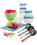50-Piece Art & Cook Kitchen Prep Set (Mixing Bowls, Meals Storage, Slicing Board & Extra) $17.93 + SD Cashback + Free Retailer Pickup at Macy’s or FS on $25+