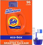105-Oz Tide Liquid Laundry Detergent Eco-Box (Original or Free & Gentle)