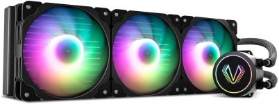 V360 Black 360mm Computer Water Liquid Cooler Intel/Intel LGA1200 Ready All-in-One Cooling System seventynine dollar.369