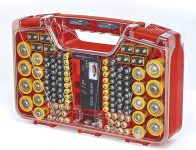 Battery Daddy Battery Storage Case w/ Tester (Holds 180 Batteries)
