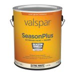 Lowe’s Valspar Seasons Plus Extra White Exterior Paint $8 1-Gal, $15 5-gal, $2 Quarts Clearance