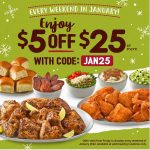 Pollo Campero : ten bucks Off On Order ten bucks  When You Join Rewards Program. OR: Every Weekend in January $4 Off twenty five dollars . Use Code JAN25