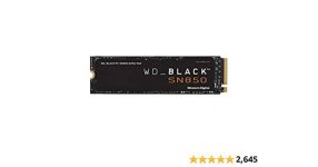 WD_BLACK 2TB SN850 NVMe Inside Gaming SSD Strong State Drive – Gen4 PCIe, M.2 2280, 3D NAND, As much as 7,000 MB/s – WDS200T1X0E – $270.99
