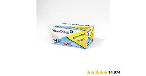 Paper Mate 73015 Arrowhead Pink Pearl Cap Erasers, 144 Depend – $$2.97