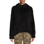 Athletic Works Women’s Faux Sherpa Pullover Hoodie (Various Colors)