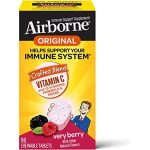 96-Count Airborne 1000mg Vitamin C Chewable Tablets w/ Zinc (Very Berry) $5.65 w/ S&S + Free S&H w/ Prime or $25+