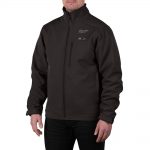 Milwaukee Males’s Giant M12 12V Lithium-Ion Cordless TOUGHSHELL Black Heated Jacket (Jacket and Charger/Energy Supply Solely)-204B-20L – $109