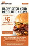 SmashBurger: $6 Smoked Bacon Brisket Burgers