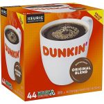 Dunkin Okay-cup 44 pack medium roast – $19.99 at Staples