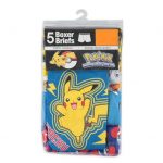 5-Pack Pokemon Boys’ Boxer Briefs (Assorted; Sizes seven, 3, 3,10 (ten))