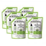 6-Pack 34-Oz JR Watkins Gel Hand Soap Refill Pouch (Aloe & Green Tea) $18.37 (~$3.07 every) + Free S&H w/ Prime or orders $25+ ~ Amazon