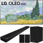 77″ LG OLED77G1PUA G1 OLED EVO 4K Gallery TV + LG SP11RA 7.1.4 ch Atmos Soundbar $3999 & Extra + Free S/H (much less w/ SD Cashback) at Buydig