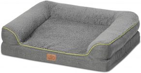 Bedsure Orthopedic Memory Foam Dog Sofa Bed ( Large-Dark Grey) $34.99 + Free Shipping w/ Prime