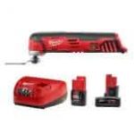 Milwaukee M12 12-Volt LithiumthatIon Cordless Oscillating MultithatTool by having One M12 three (3).0 Ah and One M12 two(2).0 Ah Battery Pack and Charger for $99