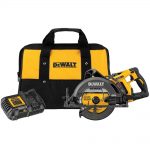 (ymmv) DEWALT FLEXVOLT 60-Volt Highest possible Lithiumthat in factIon Cordless Brushless 7-1/3 (three) in. Wormdrive Style Circ Saw attract/ Battery 2Ah, Charger and Bag-DCS577T1 that in fact $200