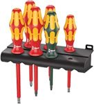 Wera – 5347777001 Kraftform Plus 160i/168i/6 Insulated Professional Screwdriver Set, 6-Piece $28.52