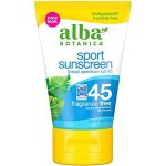4 oz. Alba Botanica Sunscreen Lotion, Sport, SPF 45 (Fragrance Free) $4.03 + Free Ship w/Prime
